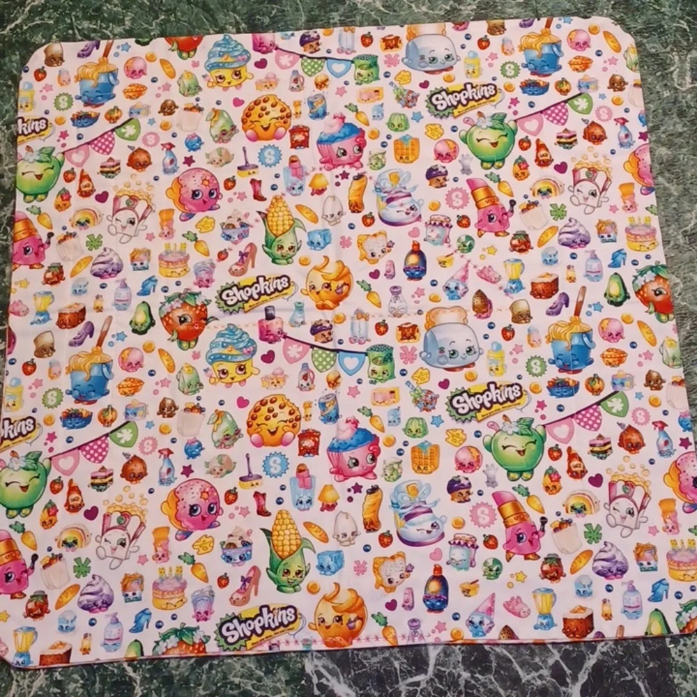 Handcrafted baby blanket carrier cover or wall decor